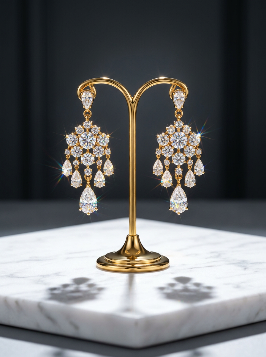 Les Pendants — editorial jewellery still life by Joieria Punjab