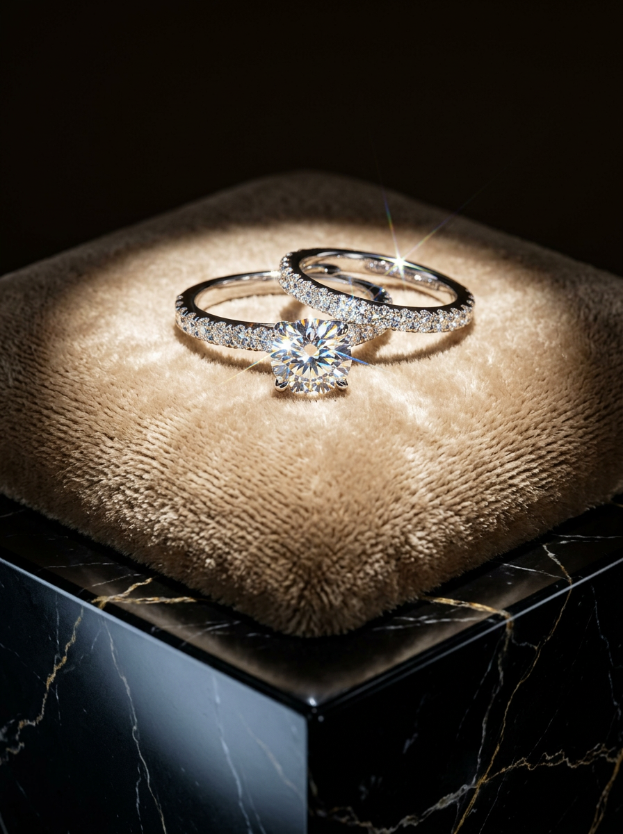 Le Solitaire — editorial jewellery still life by Joieria Punjab
